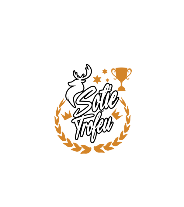 Soție trofeu model negru pe tricou