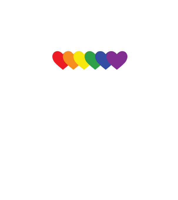 Inimi Lgbtq model negru pe tricou