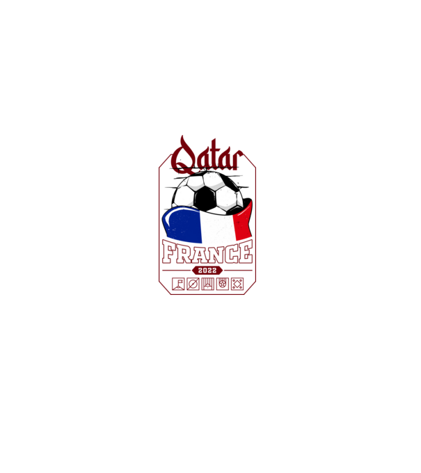Qatar teams France model negru pe tricou
