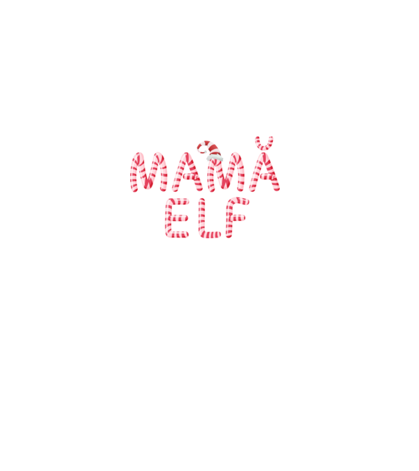mamă elf model negru pe tricou