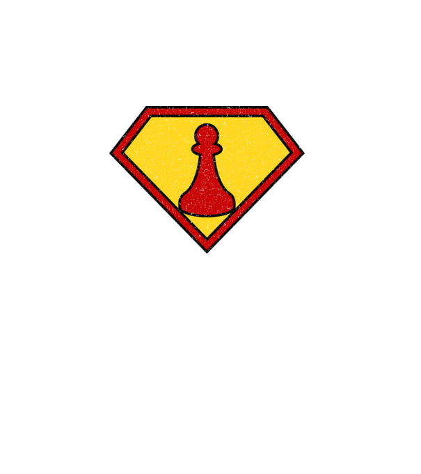 SuperChess pion de șah model turcoaz pe tricou