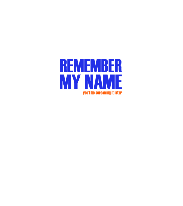Remember My Name model alb pe tricou