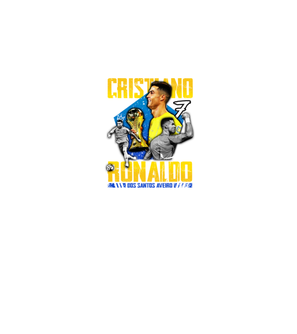 Ronaldo tribute model negru pe tricou