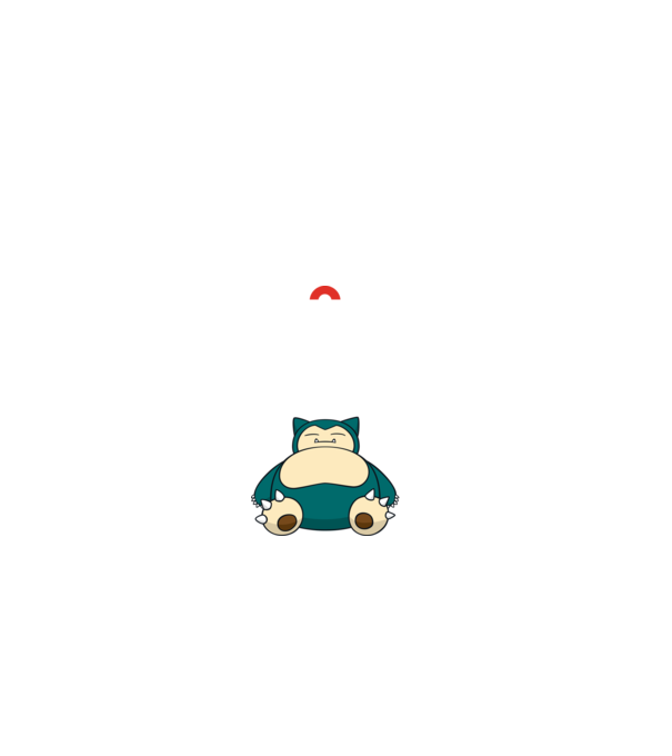 Keep Calm Snorlax model negru pe tricou
