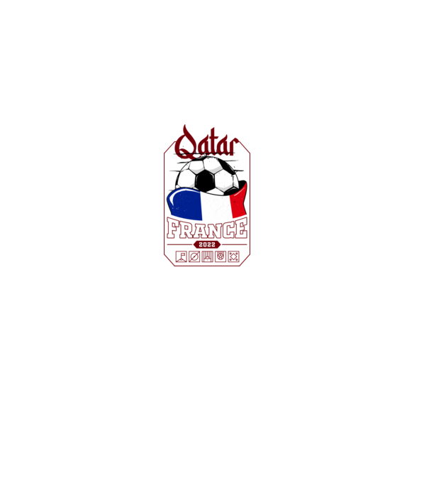 Qatar teams France model negru pe tricou