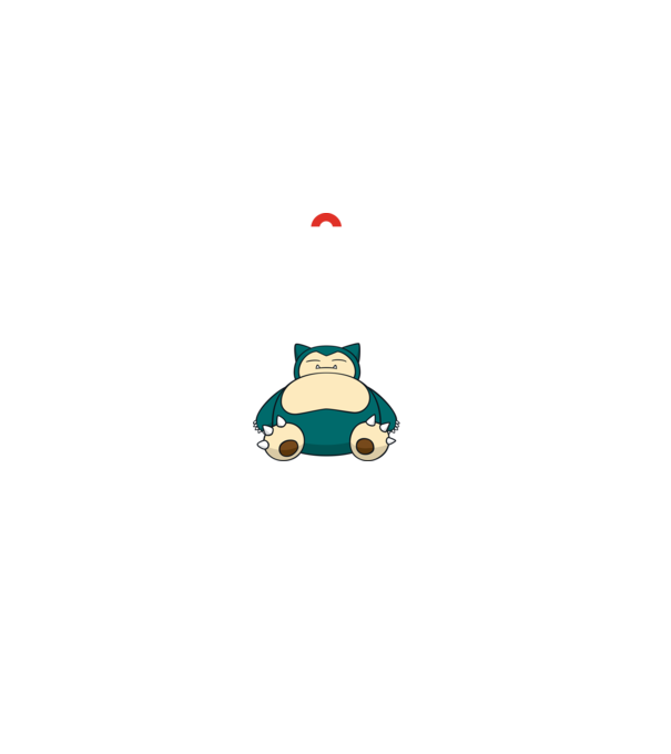 Keep Calm Snorlax model negru pe tricou