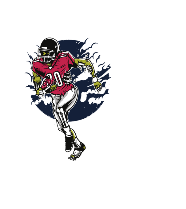 Zombie Player model albastru deschis pe tricou