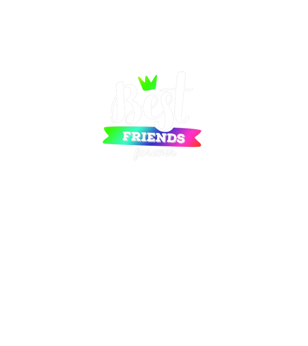 Best friends forever model gri închis pe tricou
