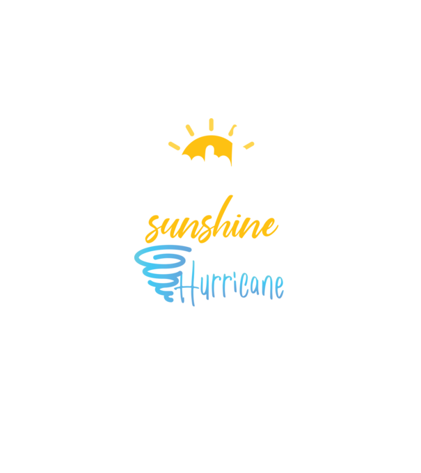 December Girls are Sunshine mixed with a little Hurricane model negru pe tricou