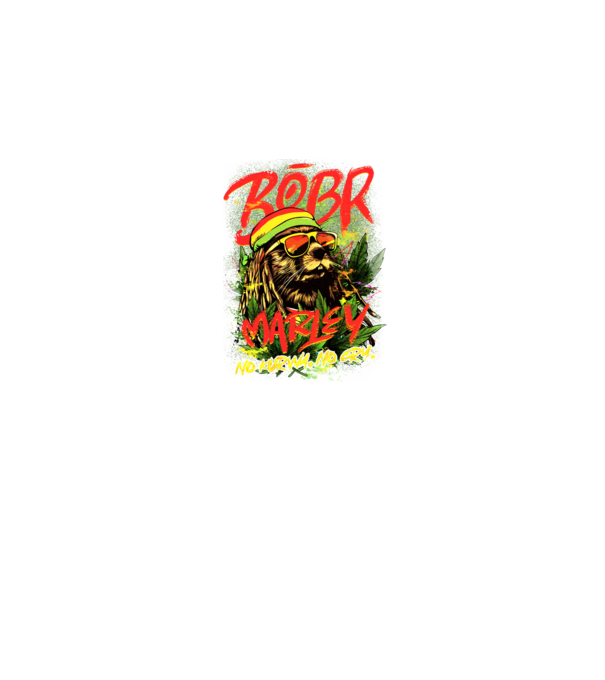 BÓBR MARLEY model negru pe tricou
