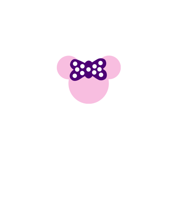 Minnie model alb pe tricou