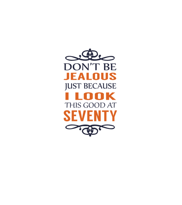 'Don''t be jealous - 70' model gri pe tricou