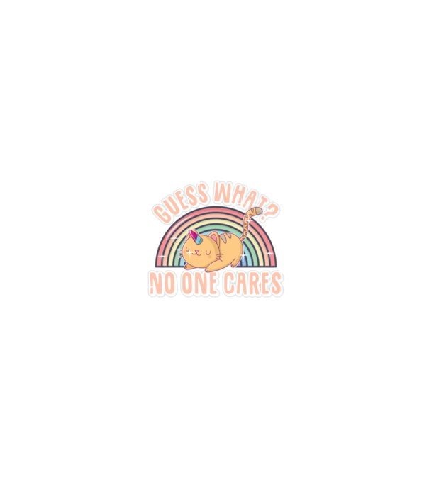 Guess what pisică-unicorn model negru pe tricou
