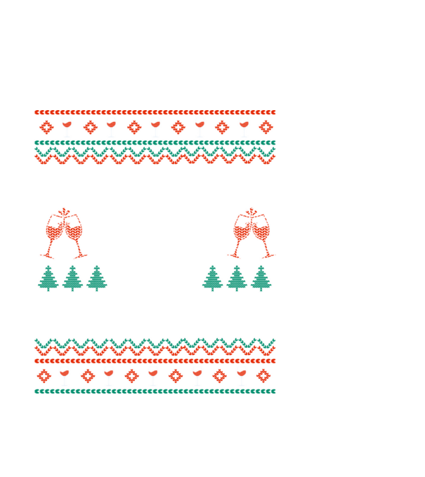 Fueled by wine and christmas model negru pe tricou