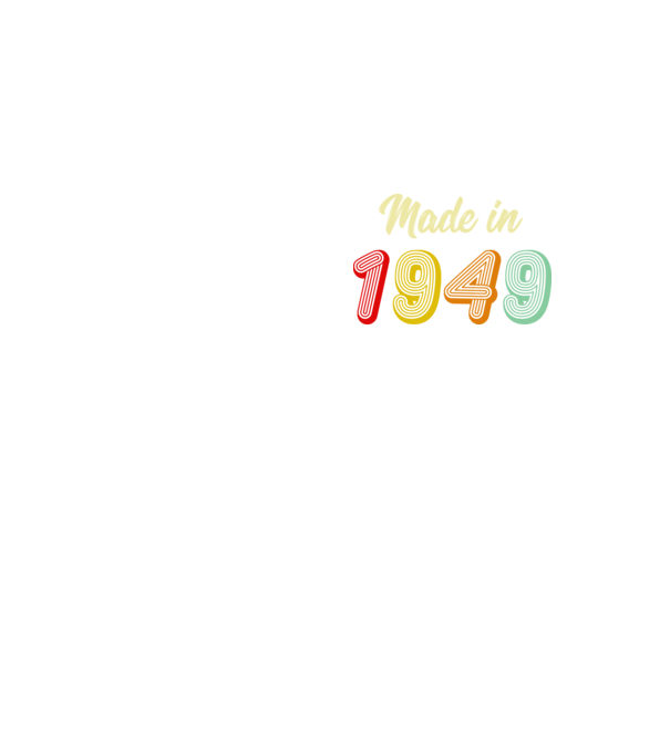 made in 1949 retro model galben neon pe tricou