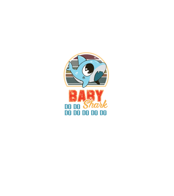 BabyBOY shark model negru pe tricou