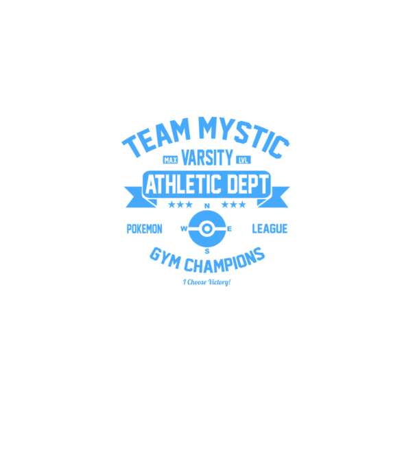 Mystic champions model negru pe tricou