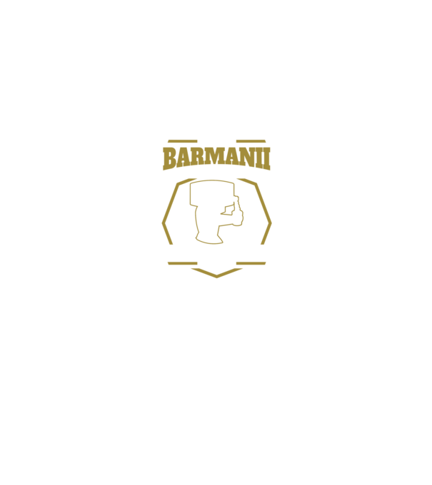 Toți barmanii creați egali August model negru pe tricou