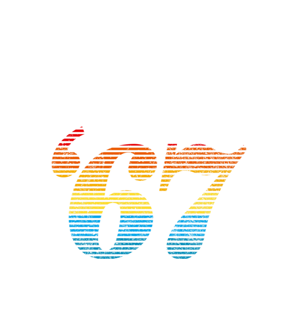Retro Birthday 1967 model alb pe tricou