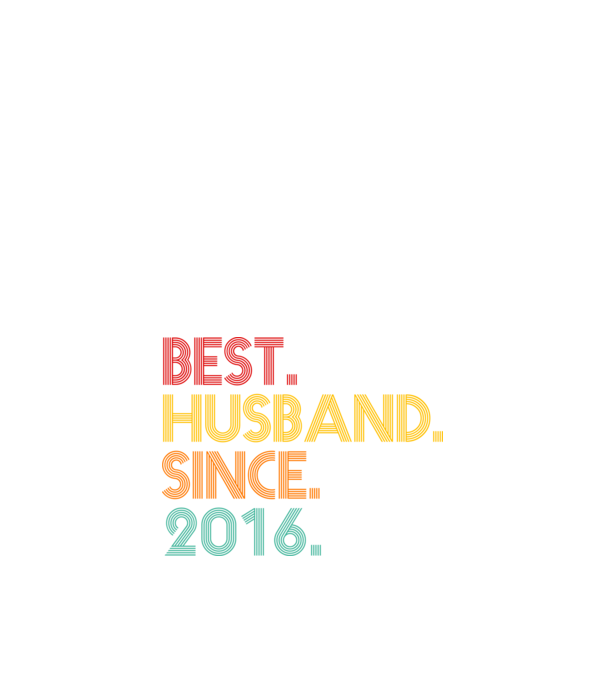 best husband since 2016 retro model negru pe tricou