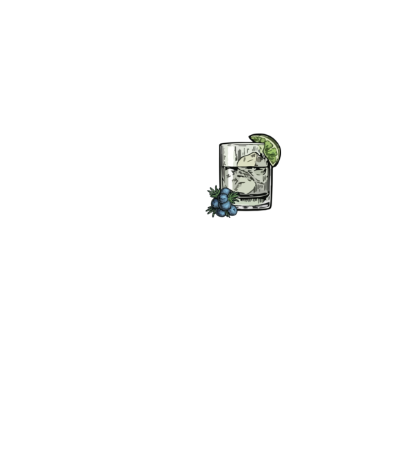 Let the fun be gin model negru pe tricou