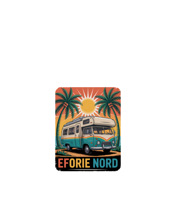 Eforie Nord model alb pe tricou