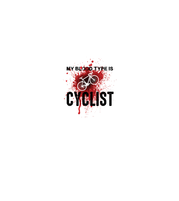 My blood type model alb pe tricou