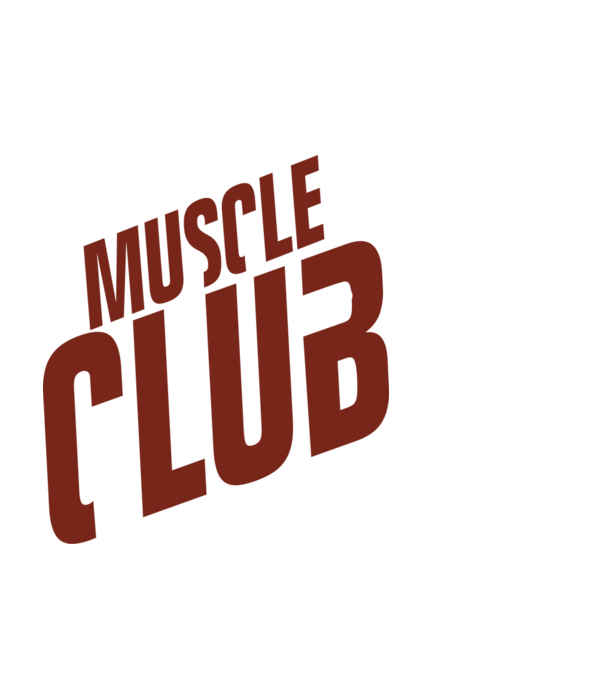 Muscle Club model negru pe tricou