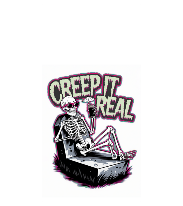 Creep it real model negru pe tricou