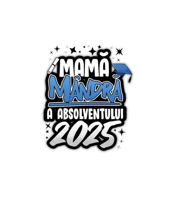 Mamă Mândră a absolventului model nisipiu pe tricou