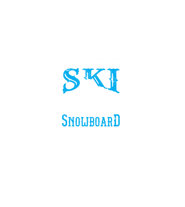 Day without SKI model negru pe tricou