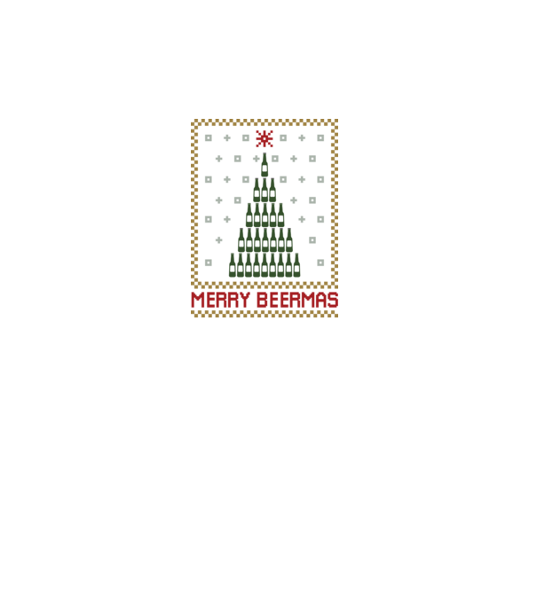 Merry Beermas model turcoaz pe tricou