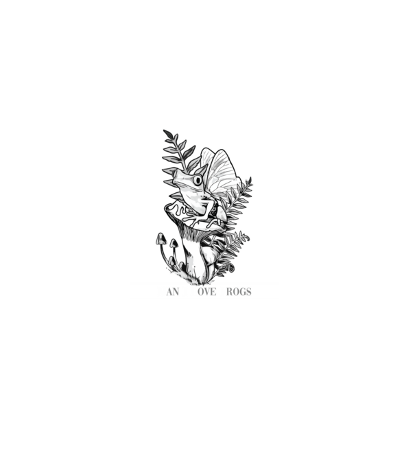 MILF man i love frogs model negru pe tricou