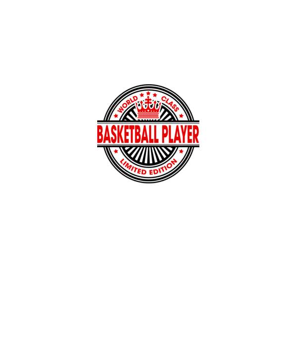 World class BACHETBALIST model alb pe tricou