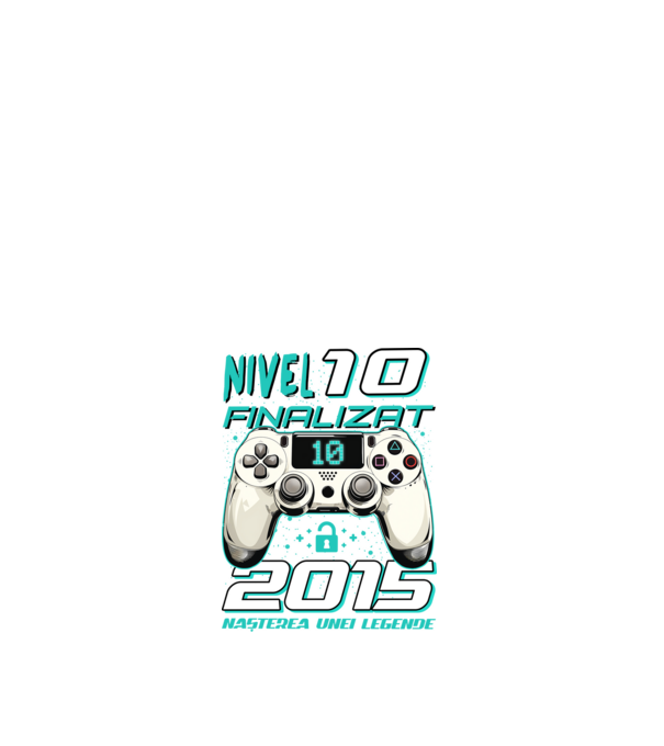 Nivel finalizat 10 2015 model alb pe tricou