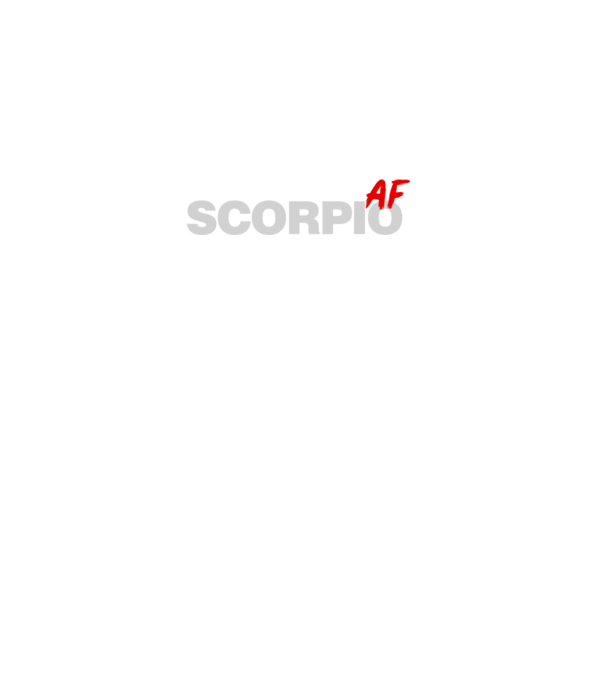 SCORPIO as fuck model negru pe tricou
