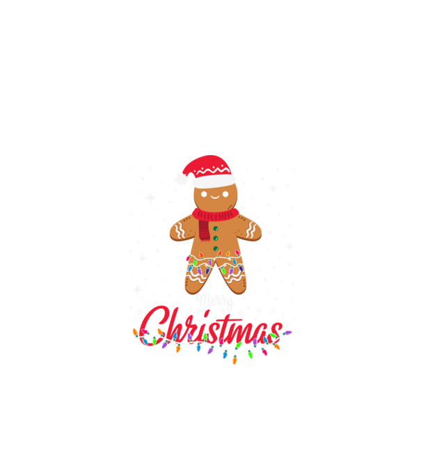Merry christmas cookie model negru pe tricou