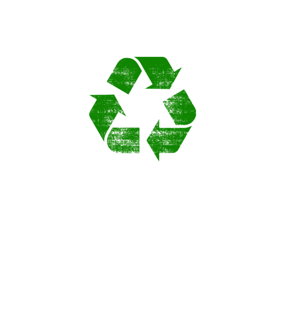 RECYCLE model negru pe tricou