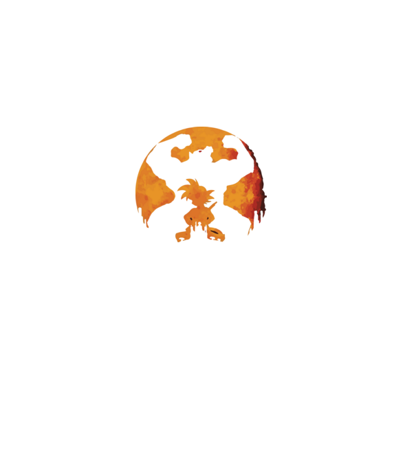 goku sunset model negru pe tricou