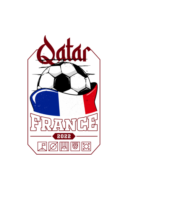Qatar teams France model negru pe tricou