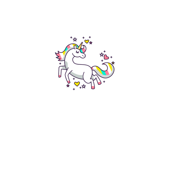 Unicorn Spark model gri pe tricou
