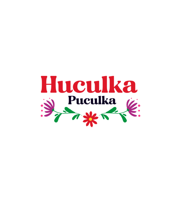 Huculka Puculka model alb pe tricou