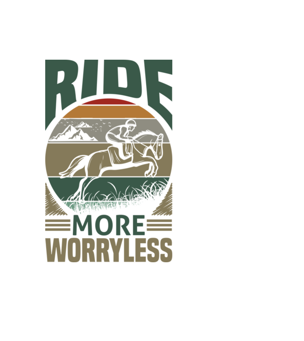 ride more model negru pe tricou