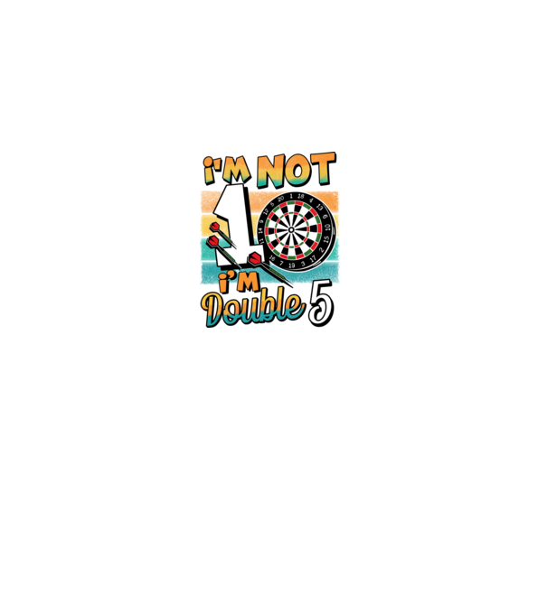 Darts Birthday 10 years old model negru pe tricou