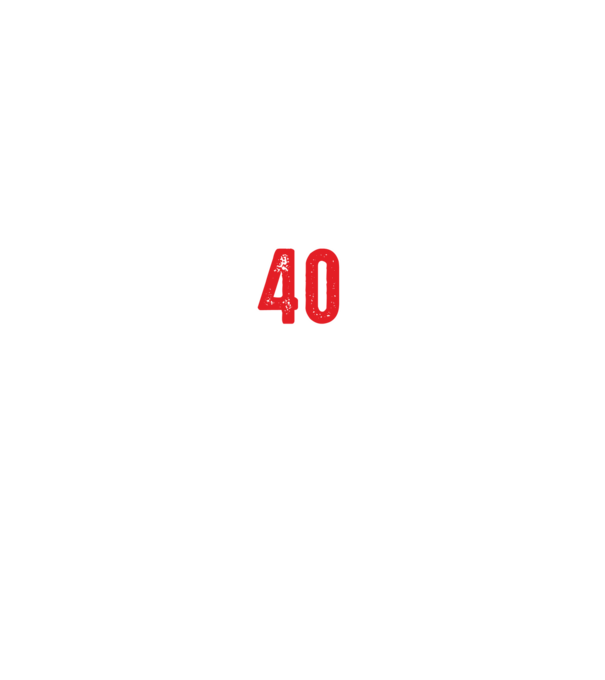 Purtătorul acestui tricou a împlinit: 40 de ani model negru pe tricou