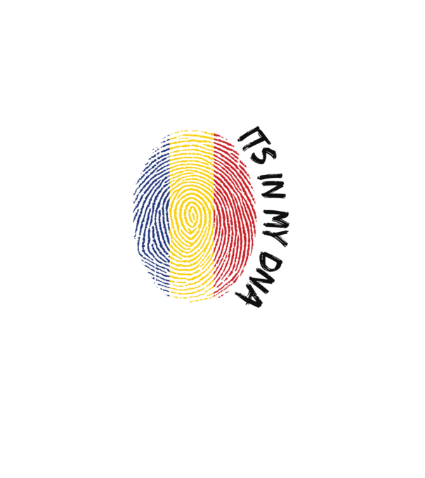 România fingerprint model albastru deschis pe tricou