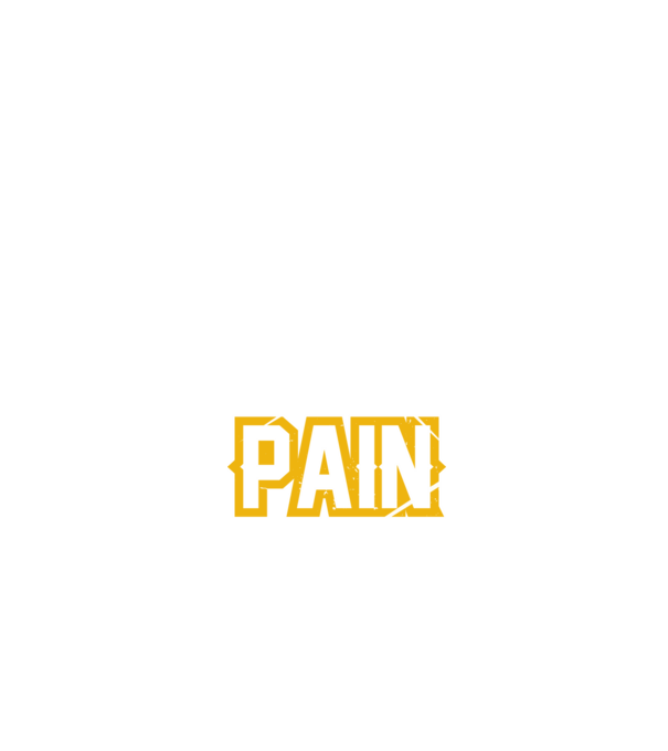 No Pain No Gain model negru pe tricou