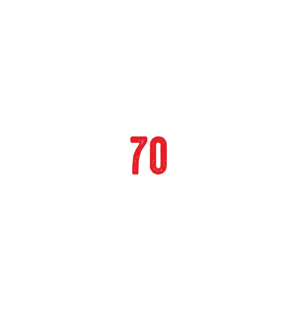 Purtătorul acestui tricou a împlinit: 70 de ani model negru pe tricou