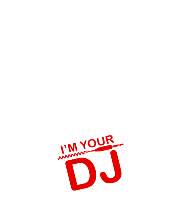 Im your DJ model negru pe tricou