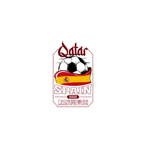 Qatar teams Spain model kaki pe tricou